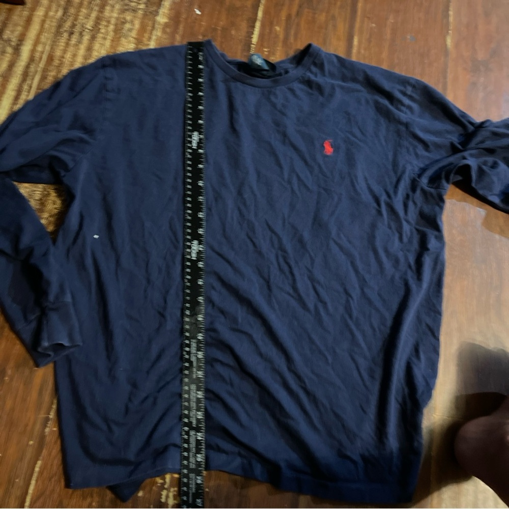 Ralph Lauren Navy Blue Polo Long Sleeve Large Men’s Shirt Pullover
